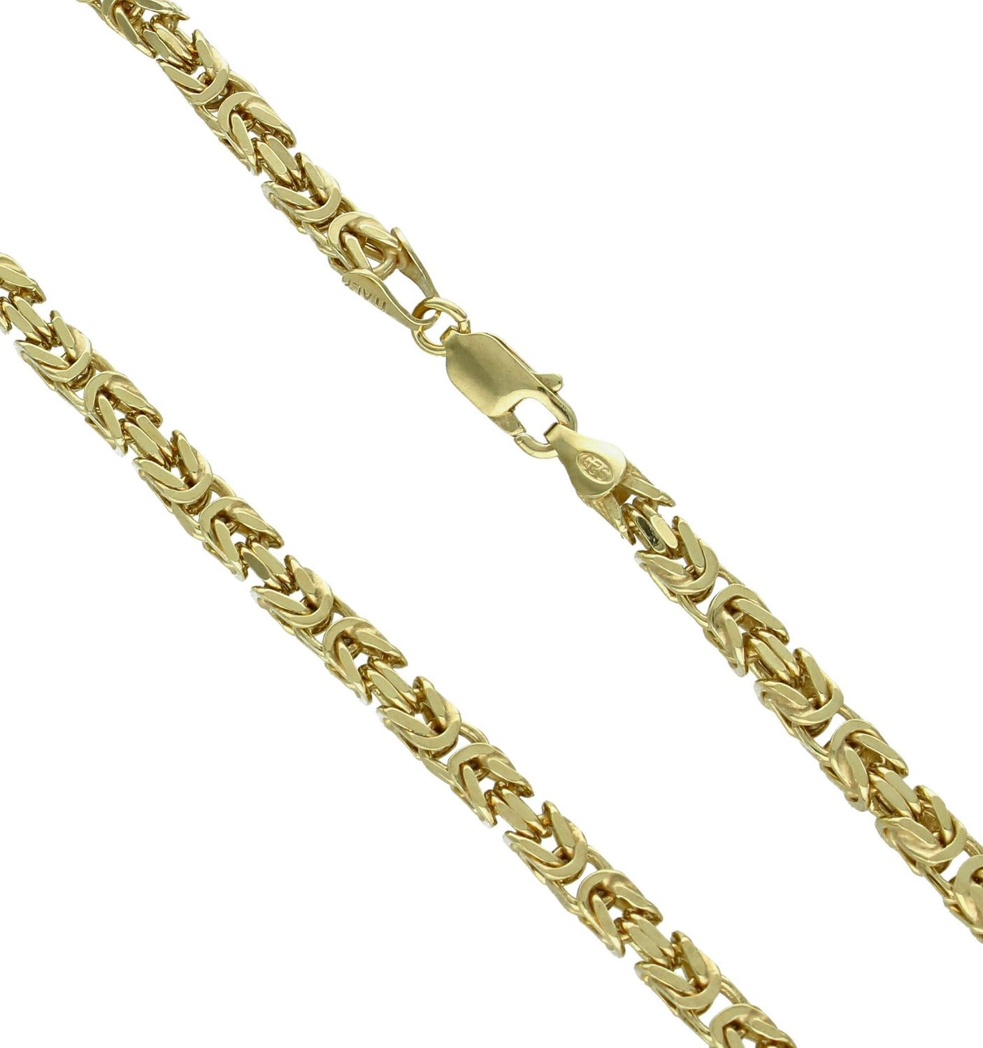 Łańcuszek męski srebrny splot typ królewski 3,8 mm pokryty złotem DIA-LAN-11894-925 3,8mm (2).jpg